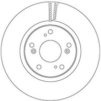 2X TRW Bremsscheiben 293Mm BelÜFtet Vorne Passend FÜR Honda Civic | DF6689
