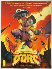 D'orc / White Sky ~ Image Comics Double-Sided Promo Poster 2026 Brett Bean Harms