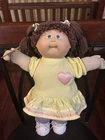 Vintage Cabbage Patch Kids Doll In Box BONUS FUN FUR! VIOLET EYES! MINTY! LOOK!
