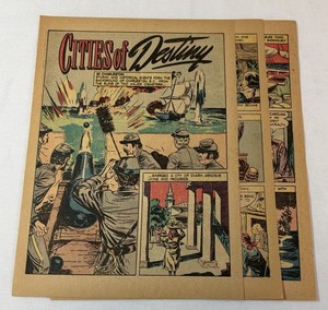 1947 five page cartoon ~ CHARLESTON, SC ~ Cities Of Destiny