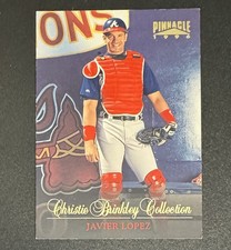Javier Lopez 1996 Pinnacle Christie Brinkley Collection #7 - Atlanta Braves
