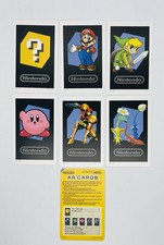 Nintendo 3DS AR Cards Mario Kirby Samus Link Pikmin Complete 7-Card Set