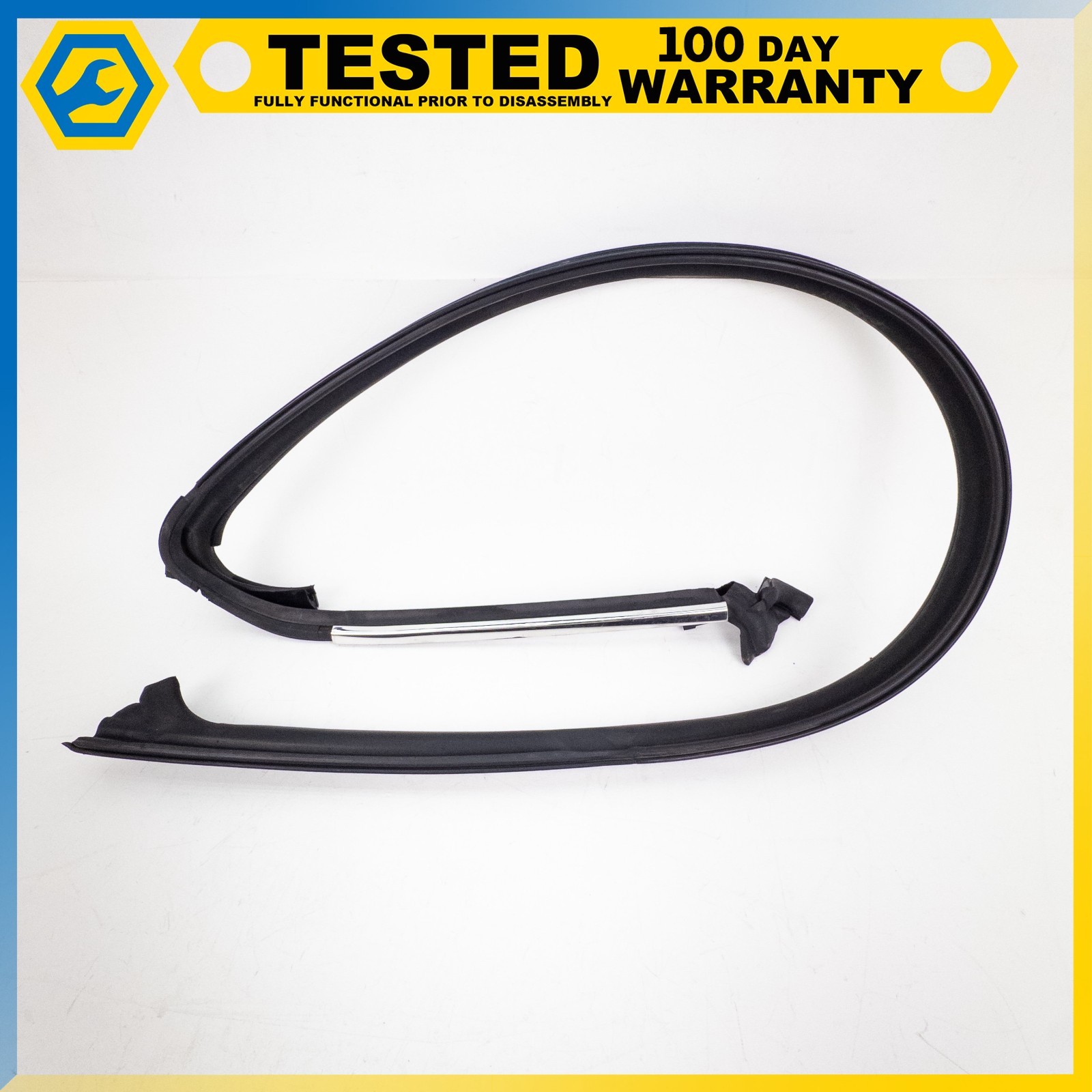 03-10 BENTLEY CONTINENTAL GT FRONT RIGHT WINDOW WEATHER SEAL MOLDING OEM