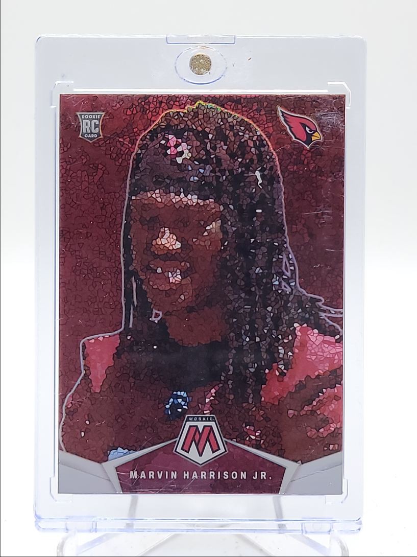 MARVIN HARRISON JR. 2024 MOSAIC FOOTBALL MICRO MOSAIC ROOKIE SSP RC Q5538
