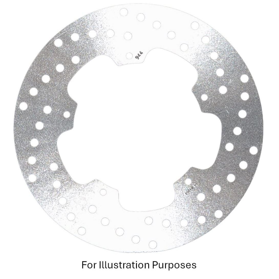 EBC Scooter Solid FR Brake Disc Rear Left for Gilera 125 FX 2T Heng Tong 1999-02