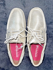 SPERRY TOP-SIDER Girl s Intrepid Boat Shoe Gold Youth Girls SZ 6M Women's 7.5 8