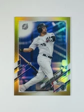 2021 Topps Chrome NPB LEONYS MARTIN Gold Refractor /50 #53 Chiba Lotte Marines