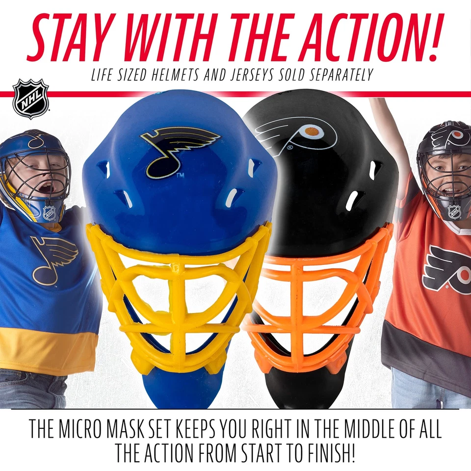 Nhl Goalie Mask Tracker Set With Display Board 32 Micro Helmets For Teams — 第 4/4 张图片