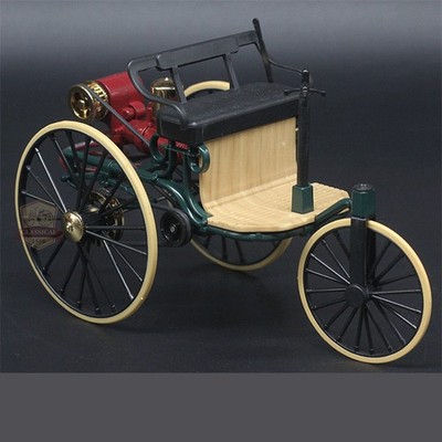 1:12 Nummer Eins Dreirad Oldtimer Alloy Modell Geschenk Dekoration Spielzeug
