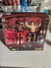 Mattel WWE Elite Collection Mr. T vs Rowdy Roddy Piper Figure Set