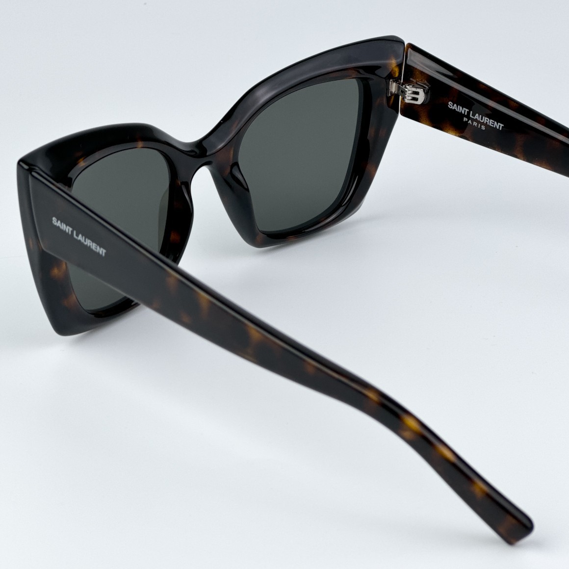 Saint Laurent Women AUTHENTIC Sunglasses Havana Grey Cat Eye SL552 008 BRAND NEW thumbnail 4