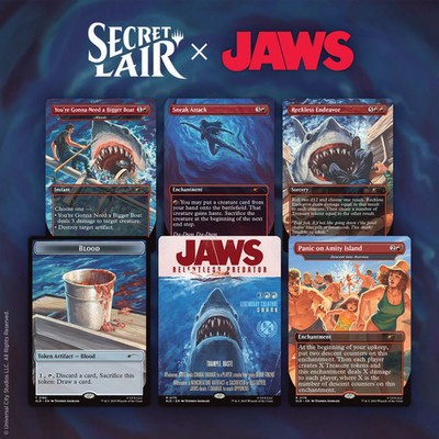 MTG/SLD/Terror of Amity /foil/未開封 Magic the Gathering MTG Secret Lair x Jaws: Terror of Amity Island