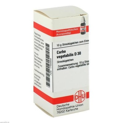 CARBO VEGETABILIS D 30 Globuli 10g PZN 1763935