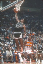 Larry Lenon San Antonio Spurs grabs a rebound v the Washington Bul- Old Photo