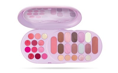 Puppe Palette Make My Day Plus Blush Lippenstifte Glanz Lidschatten Korrektor 01 Lila
