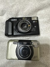 Vintage Lot of 2 Konica 35mm Cameras - For Parts or Repair Read Description  