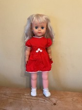 VINTAGE 24” Doll,original Clothes,pull cord Not Working.Has Original Box.