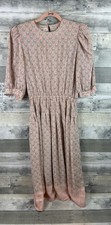 Talbots Women’s VTG 3/4 Sleeve Maxi Dress Wity Seashells Size 10