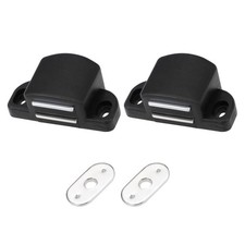 Magnetic Latches Catch (1.77"x0.98") 2Pcs, Plastic Cabinet Magnet Latch