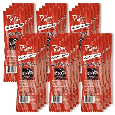 Primal Spirit Vegan Jerky  SHIITAKE MUSHROOM     Classic Flavor    Hot & Spic...