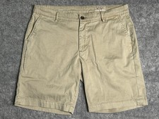 AG Adriano Goldschmied Wanderer Shorts Khaki Trouser Chino Stretch Men  s Size 36