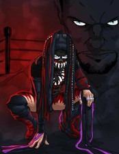 WWE Finn Balor The Demon Paper Poster 210 GSM [No Frame]