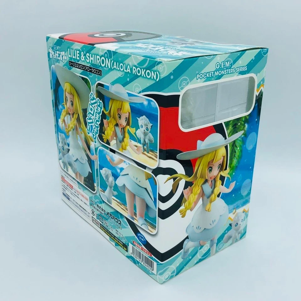 MegaHouse G.E.M. Serie Pokemon Lilie & Shiron (Alola Rokon) de Japón Foto 2 de 4