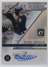 2018 Panini Donruss Optic Optic Auto Diego Castillo #OA-DC Auto 1e8o