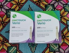 200 ONETOUCH VERIO TEST STRIPS FACTORY SEALED EXP. 12/31/26 and 01/31/27 NEW 