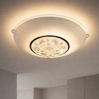 Led Decken Lampe Leuchte Kristall Glas Beleuchtung Chrom Wohn Schlaf Ess Zimmer