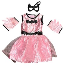 BATGIRL DC Comics Costume Dress Pink/ Black Size Small