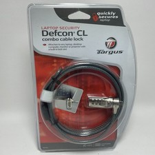 Targus DEFCON CL Laptop Computer Cable Lock 4-Digit Combination