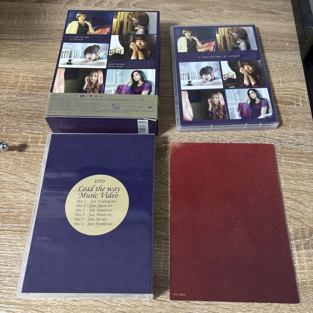 T-ARA ウンジョン Lead the way 初回限定盤B CD+DVD T-ARA - Lead the way/LA'booN (初回限定盤A)(DVD付) - Amazon