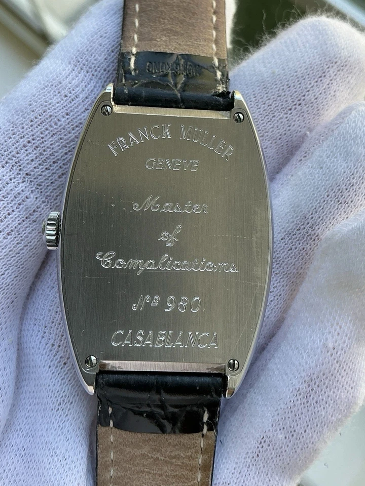 FRANCK MULLER CASABLANCA 2852 ESFERA ROSA SALMÓN ACERO INOXIDABLE Foto 3 de 4