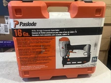 Paslode Finish Air Nailer Pneumatic 16-Gauge Straight Oil-Free Low Maintenance