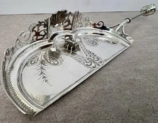 GEORGE SHARP GOTHIC DOME APPLIED 3-D FLY AESTHETIC MOVEMENT STERLING CRUMBER