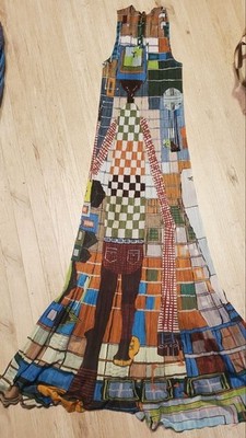 Issey Miyake Pleats Please Maxi Dress Art Sleeveless Long