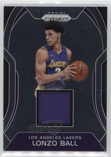 2017-18 Panini Prizm Sensational Swatches Lonzo Ball #SW-LB Rookie Relic RC