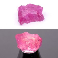 💎 6.51ct 12x8.5mm Rough Natural Pink Sapphire - Unheated, Africa Gemstone