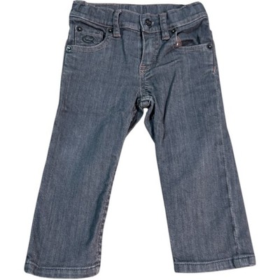 Little Marc Jacobs Gray Denim Pants Toddler Adjustable Waist Designer