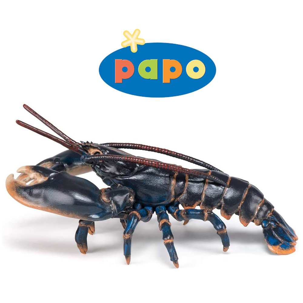 LOBSTER ASTICE BLU ANIMALI MARINI DA COLLEZIONE PAPO 56052