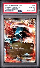 2013 POKEMON B&W PLASMA STORM #96 WHITE KYUREM EX PSA 10