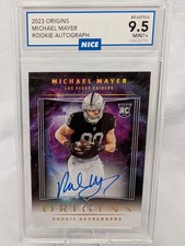 2023 Origins - Michael Mayer - #RAMMA - RC Autographs - On Card - Raiders