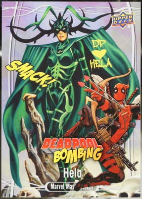 2019 Upper Deck Marvel Deadpool - Deadpool Bombing #DB-11 Deadpool / Hela NM