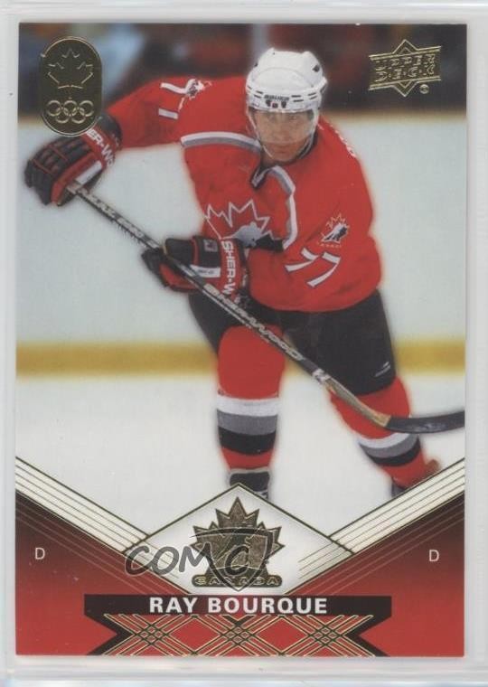 Ray Bourque #64 Hockey Cards 2025 Upper Deck Tim Hortons Team Canada trading card — raw and PSA graded price guide