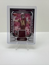 2022 Absolute Sam Howell Rookie Mem/Patch Card RC Washington Commanders! QB. rookie card picture