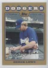 2008 Topps Gold Border 384/2008 Derek Lowe #415 0a1