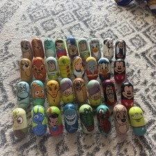 Kellogg's Disney Weeble Wobble Beans Lot Of 33