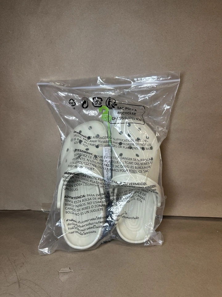 TALLA CROCS JUVENIL J3 NUEVO EN PAQUETE CON ETIQUETAS BEIGE TOSTADO OCIO 206991-2y2 Foto 3 de 4