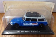 Editions Atlas Citroen ID 21 Break Assistance De Rallye 1970 Die Cast 1:43 NOS